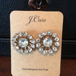 J. Crew Circular Gemstone Earrings
